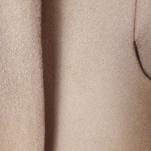Aritzia Wilfred The Cocoon Cashmere Italian Virgin Wool Tan Coat - Picture 9 of 14
